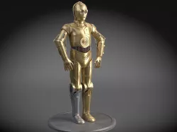 C-3PO Star Wars Droid 3D model