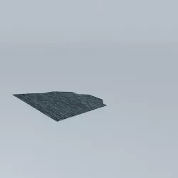 Carpet anthracite 160x230 BASICS houses the world 3D model
