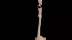 cartoon hunter  3D model