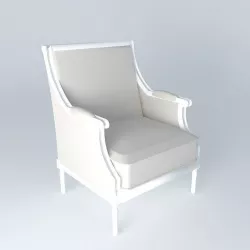 Casanova putty armchair houses of the world 3D model