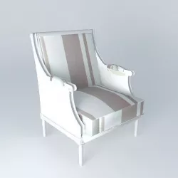 Casanova the armchair houses of the world 3D model
