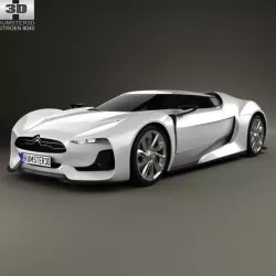 Citroen GT with HQ interior 2008 3D model