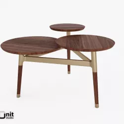 Clover Coffee Table by West Elm 3D model