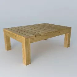 Coffee table CADAQUES houses the world 3D model