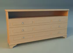 Commode modern TV 3D model