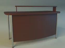 Computer desk 3D model