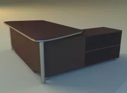 Computer table big 3D model