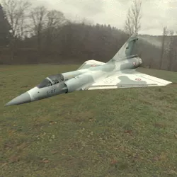 Dassault Mirage 2000 Fighter Jet Low-poly  3D model