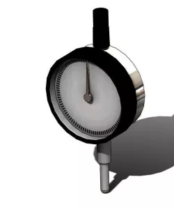 dial gauge 3D model