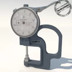 Dial Thickness Gauges 3D model