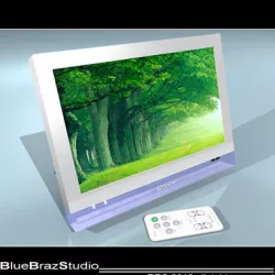 Digital photo frame 01 3D model