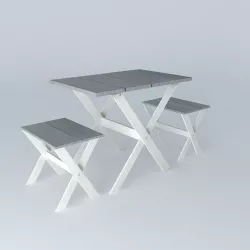 Dinard living room houses the world 3D model
