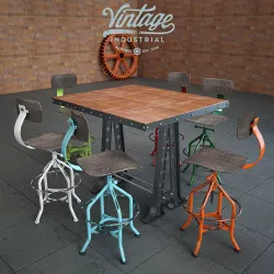 Dining Table and Wright Chair 3D model