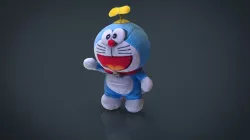 Doraemon Cat Dolly 3D model