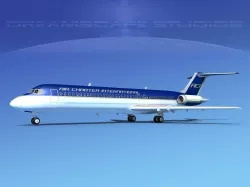 Douglas DC-9-40 Air Charter Intl 3D model