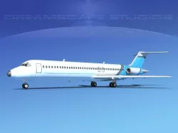 Douglas DC-9-40 Executive 1 3D model