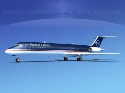 Douglas DC-9-40 Midwest Express 3D model
