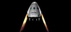 DRAGON V2 SPACE CAPSULE  ANIMATED 3D model