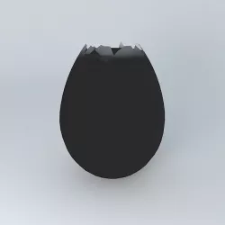 Egg was opened egg breaks egg hull shell food food hen meal oeuf 3D model