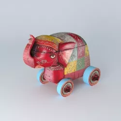 elephant games houses of the world 3D model