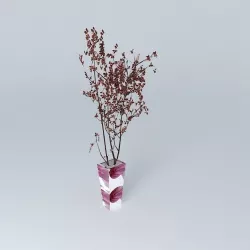 Ewigreen stabilized Plant Cherry imaginary  3D model