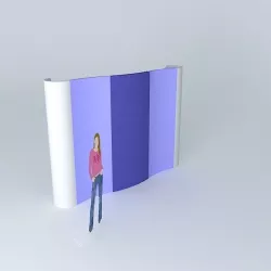Exhibition stand 8 sqm 3D model