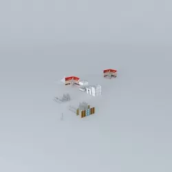 Factory stands MAXIMA 3D model