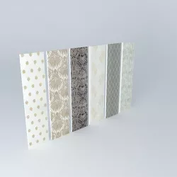 Farrow Ball wallpaper wallpaper papel de parede carta da para... 3D model