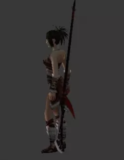 Female Barbarian 3D model