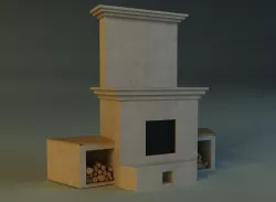Fireplace 3D model