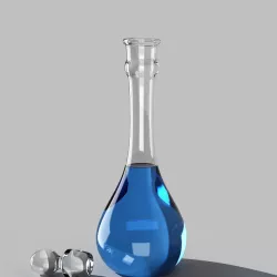 flask 3D model