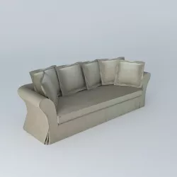 FLEA sofa string RELIGIOUS houses of the world 3D model