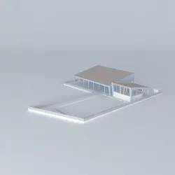 Footsall Court BKK Thailand 3D model