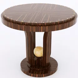 Francesco Molon T504 ROUND PERLA SMALL TABLE 3D model