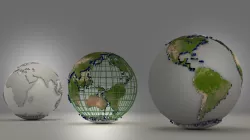 Globe world 3D model