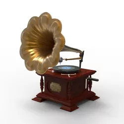 Gramophone 3D model