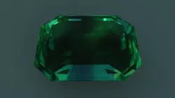 Green emerald 3D model
