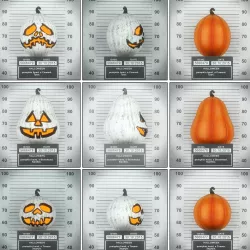 Hallowen set 3D model