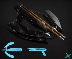 Hand held cross bow 3D model