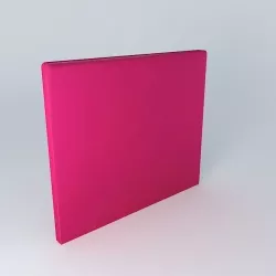 headboard cover fuschia DREAM 140 houses the world 3D model
