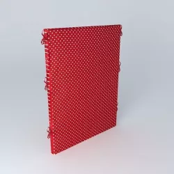 headboard DREAM red cover houses the world 3D model