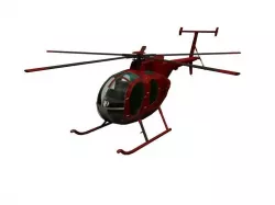 helicopter 3D model