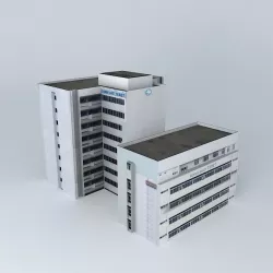 Hospital Tebet 3D model