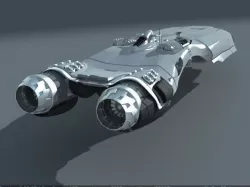 Hovercraft 3D model