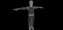 Human Rigged 3D model