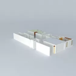 interior of a living room  3D model