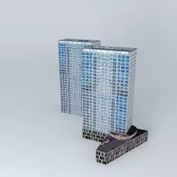 Jian Wai SOHO West North 3D model