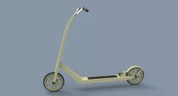 Kick scooter for children 3D model
