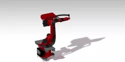 Kuka arm Robot KR6-2 Low-poly  3D model