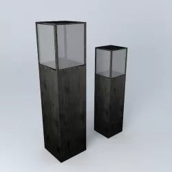 Lantern houses the world outdoor 3D model